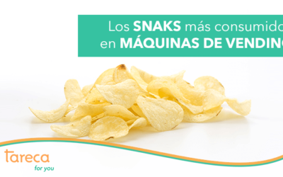 Los snacks más consumidos en máquinas vending