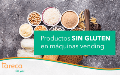 Productos sin gluten en máquinas de vending