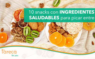 10 snacks con ingredientes saludables para picar entre horas