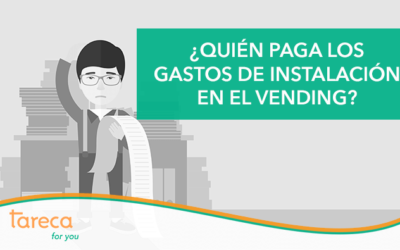 ¿Quién paga los gastos de instalación en el vending?