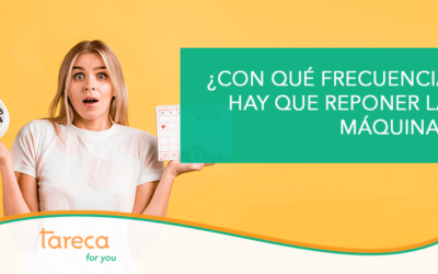 ¿Con qué frecuencia hay que reponer una máquina vending?