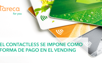 El contacless se impone como forma de pago en el vending