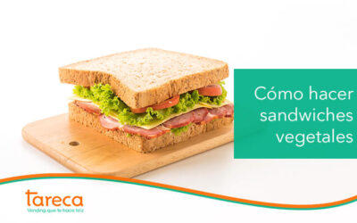 Cómo hacer sandwiches vegetales