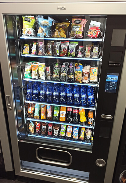 productos variados de vending