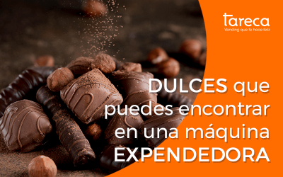 Dulces que puedes encontrar en una máquina expendedora