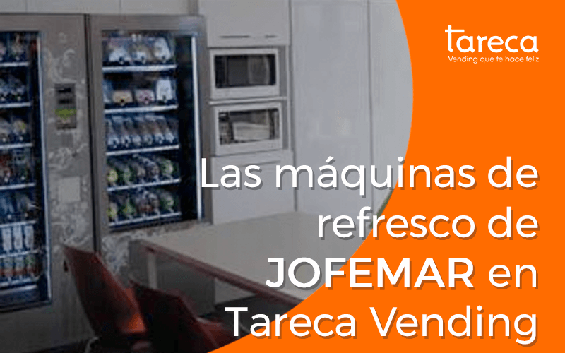 En Tareca contamos con 5 referencias de máquinas de refrescos Jofemar