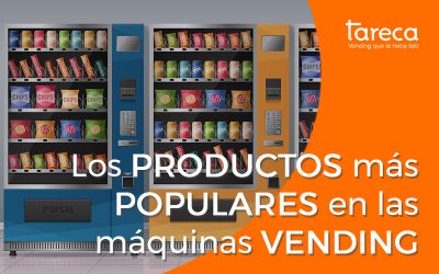 Los productos más populares en las máquinas vending