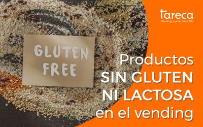 Productos sin gluten ni lactosa en el vending
